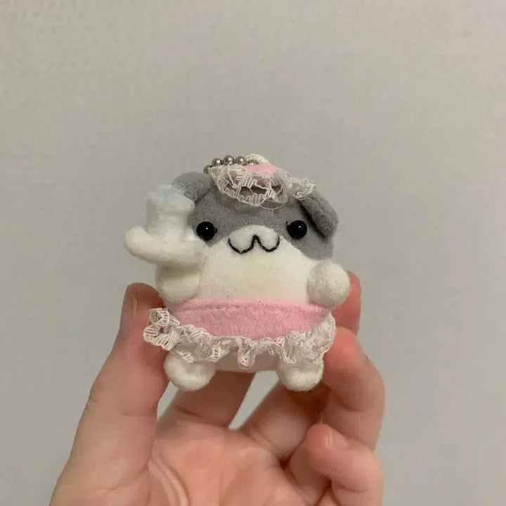[BUNJANG] San-X Potehamu Hamster Plush Doll (Vintage) / 산엑스 포테햄 메이드 햄스터 고전인형 빈티지인형 레어 산리오