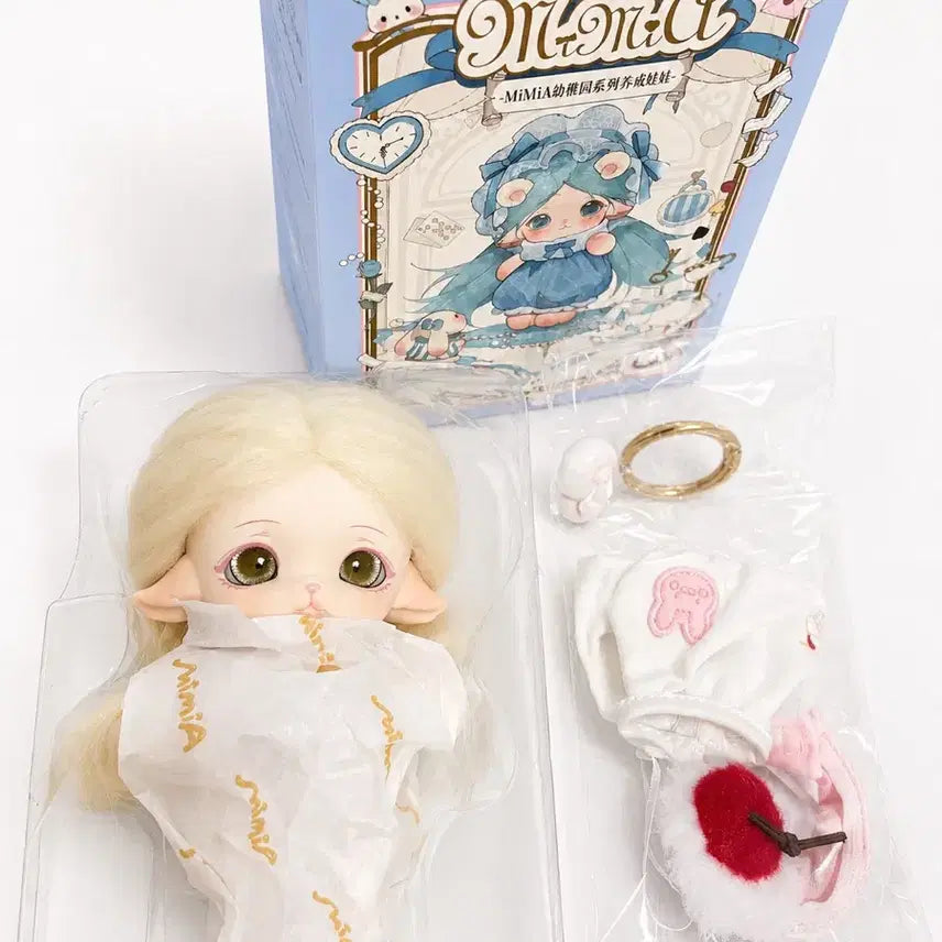 [BUNJANG] MimiA Kindergarten Cherry Blonde Doll Keychain / 미미아유치원 체리 금발 인형 키링