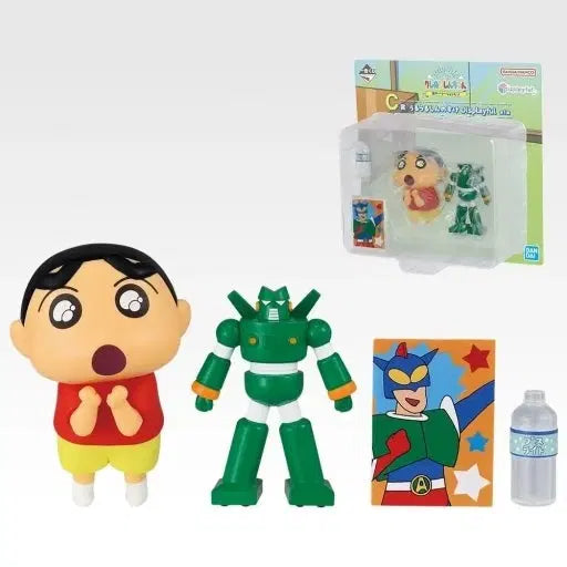[BUNJANG] Crayon Shin-chan Summer Vacation Kuji A &amp; C Prize Figure Set / (택포8.5)짱구 여름방학 쿠지 a,c상