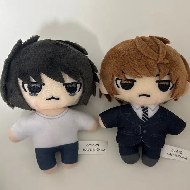 [BUNJANG] Death Note L &amp; Light Original Exhibition Plush Set / 데스노트 엘 라이토 원화전 누이 인형