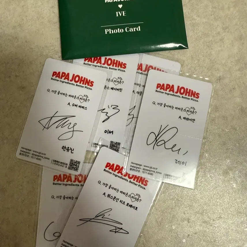 [BUNJANG] IVE Papa John&