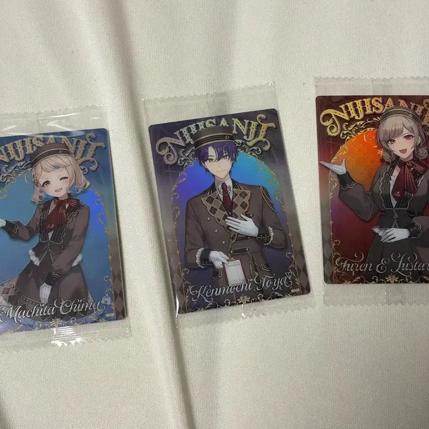 [BUNJANG] Nijisanji Wafer Card Bundle Set (Chima, Kenmochi, Furen) / 일괄) 니지산지 웨하스 카드 치마, 켄모치, 후렌