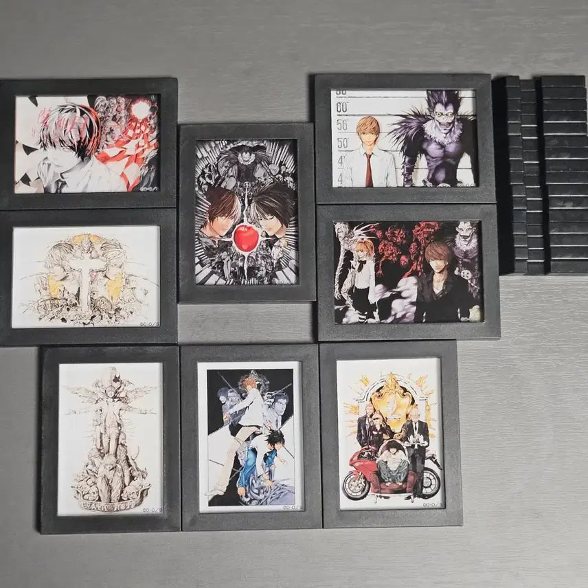 [BUNJANG] Death Note Magnet Frame Bundle Set (8 Frames) / 데스노트 마그넷 액자 [일괄]