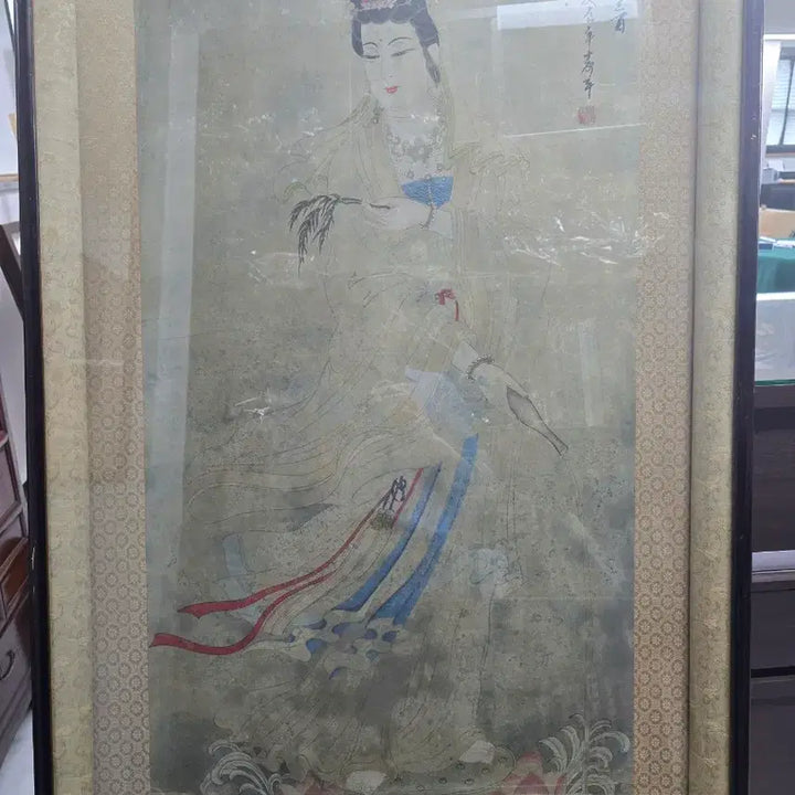 [BUNJANG] Scroll Painting of Guanyin on a Water Moon Throne / 수월관음도