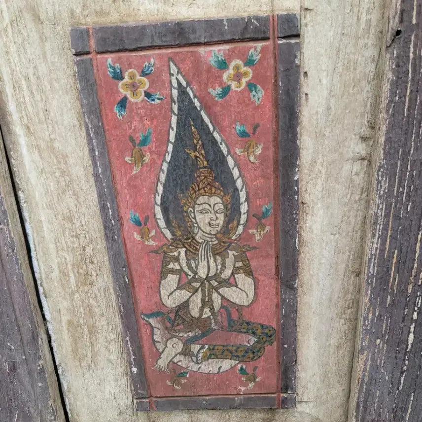 [BUNJANG] Antique Wood Panel Painting / 앤티크 나무 패널 그림