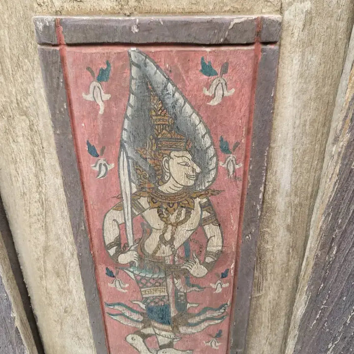 [BUNJANG] Antique Wood Panel Painting / 앤티크 나무 패널 그림