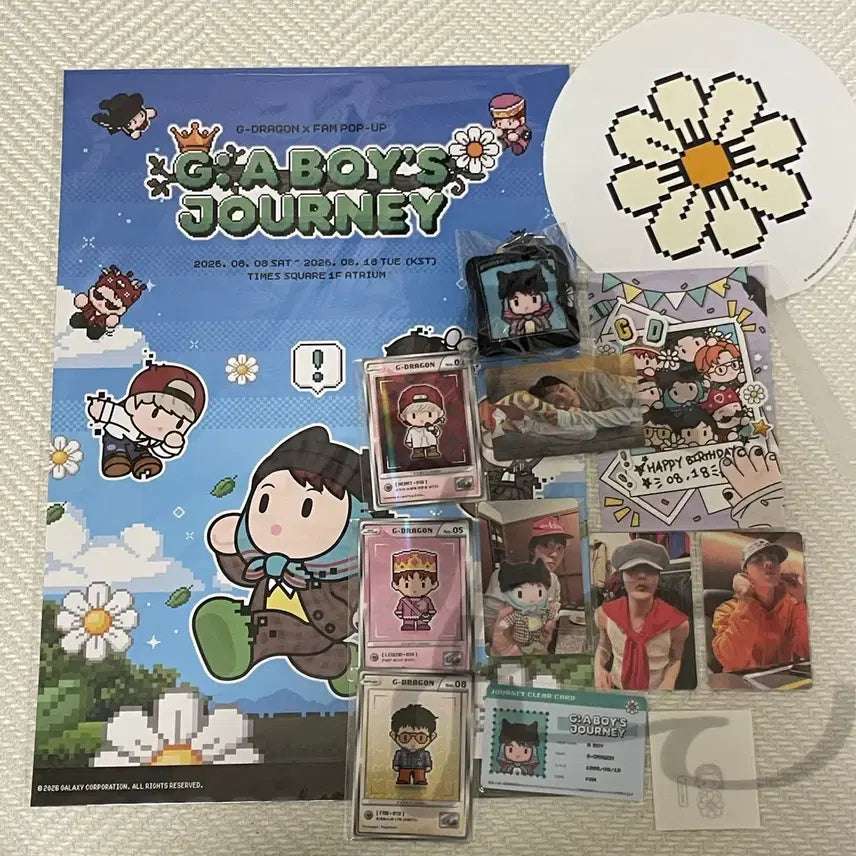 [BUNJANG] G-Dragon Pop-up Membership Exclusive Set POB Bundle / 지디팝업 멤버쉽 특전 세트 미공포세트 생일기프트