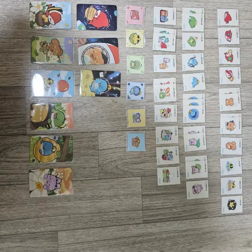 [BUNJANG] Pixelly Photocard &amp; Sticker Bundle Set / [급전] 픽셀리 포카&amp;띠부씰 일괄 양도