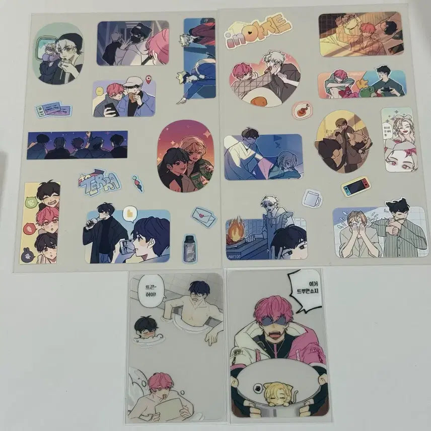 [BUNJANG] PLAVE Null Sticker Transparent Photocard / 플레이브 null님 스티커 예절포카 투명포카
