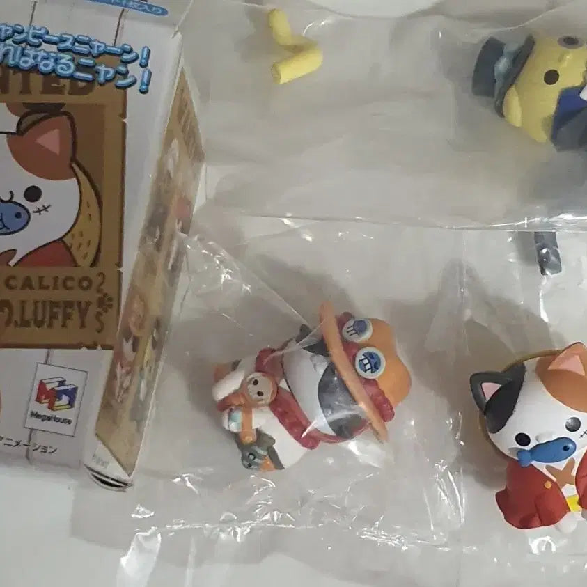 [BUNJANG] MegaCat NyaPiece Ace, Sabo, Luffy Bundle Set / 원피스 메가캣 냥피스 에이스 사보 루피 일괄 ASL