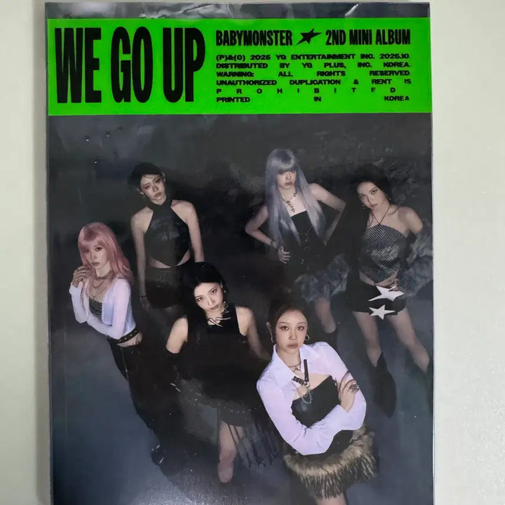 [BUNJANG] BABYMONSTER 2nd MINI ALBUM [WE GO UP] WE Ver. Unsealed / BABYMONSTER 2nd MINI ALBUM [WE GO UP] WE Ver. 단순개봉