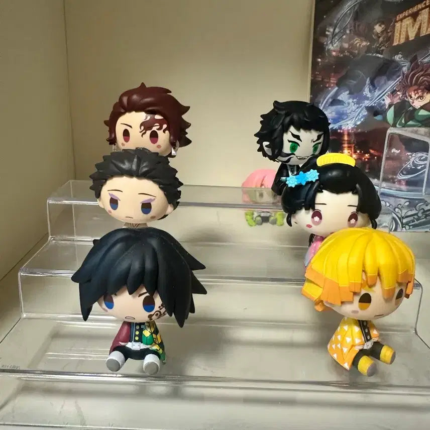 [BUNJANG] Demon Slayer Chokonokko Figures Bundle Set (Opened) / 귀멸의 칼날 제일복권 초코노코