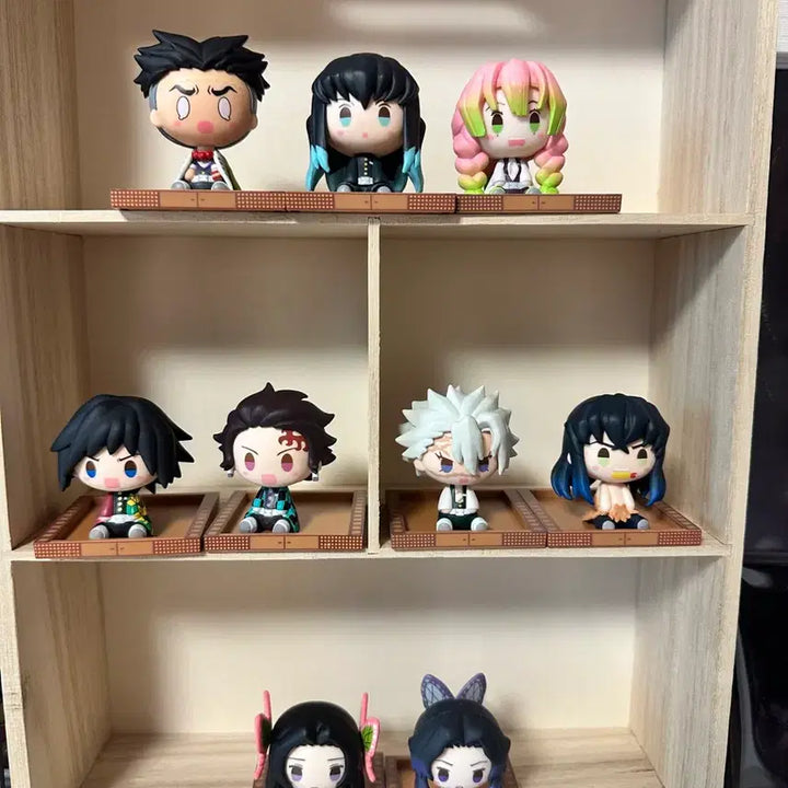 [BUNJANG] Demon Slayer Chokonokko Figures Bundle Set (Opened) / 귀멸의 칼날 제일복권 초코노코
