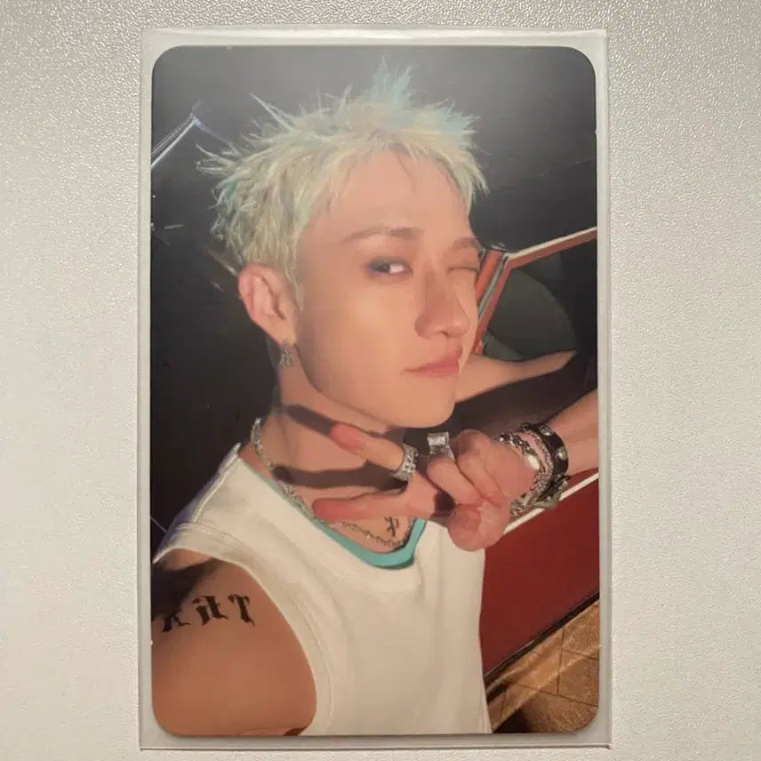 [BUNJANG] Stray Kids &amp;ver. Album Bang Chan Photocard / 스키즈 &amp;ver.앨범 방찬 포카