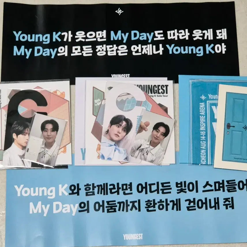 [BUNJANG] Young K Concert Bundle Set Gift &amp; Slogan / (일괄) 영케이 콘서트 기프트 일괄