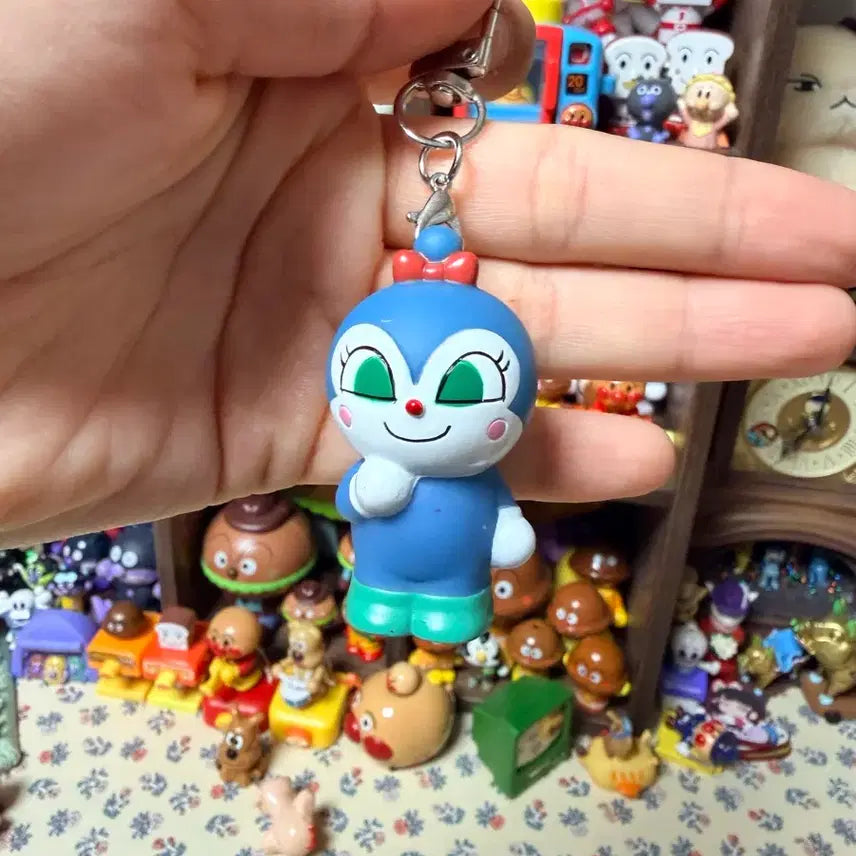 [BUNJANG] Anpanman Soft Figure Keychain / 호빵맨 소프트 피규어 키링