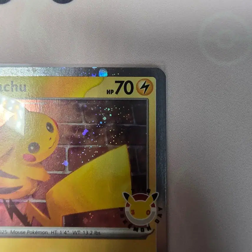 [BUNJANG] Pokemon Card Pikachu 051/162 TEF EN 30th Anniversary Stamp Holo English Edition / 포켓몬카드 피카츄 051/162 TEF EN 30주년 스탬프 홀로 영문판