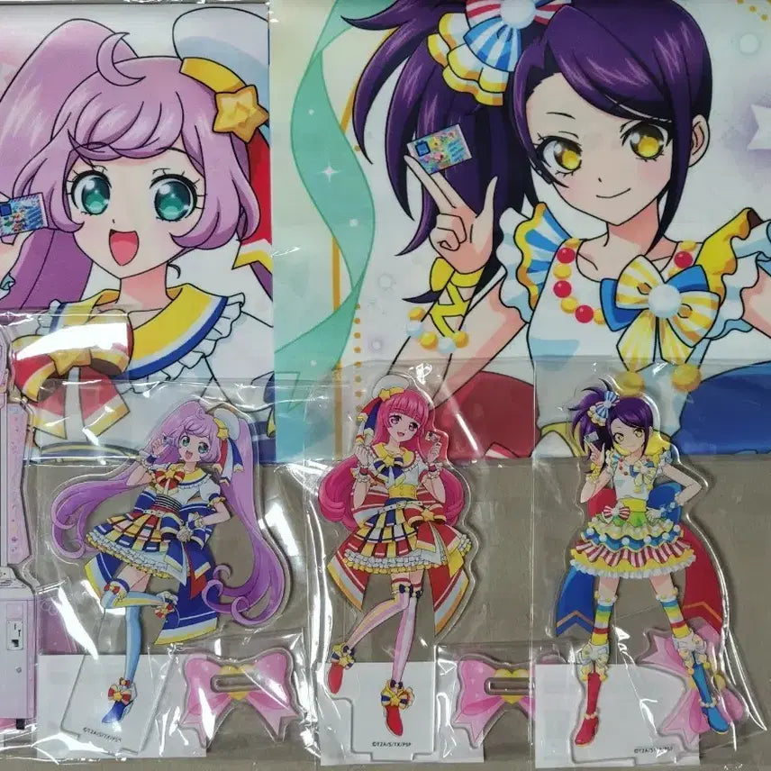 [BUNJANG] Pripara 15th Anniversary Marukuji Tapestry Acrylic Stand / 프리파라 15주년 마루쿠지 테피스트리 아크릴 스탠드