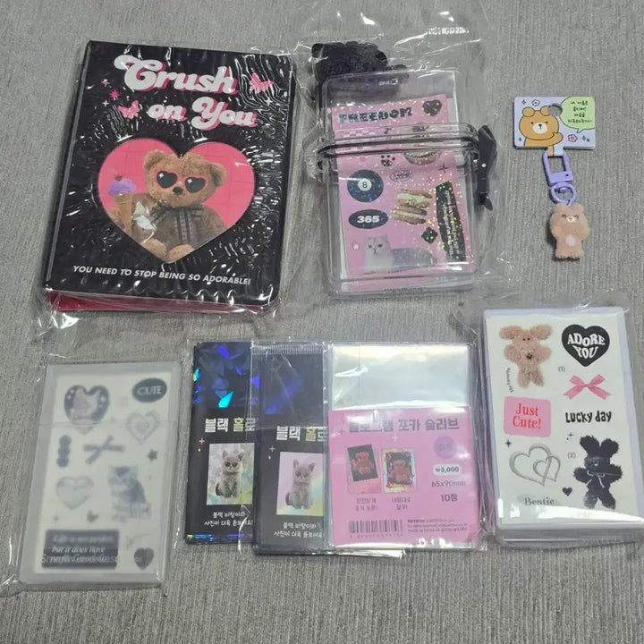 [BUNJANG] Cookie Bear Photobook Photocard Sleeve Set / 쿠키 곰돌이 포토북 포토카드 슬리브 세트