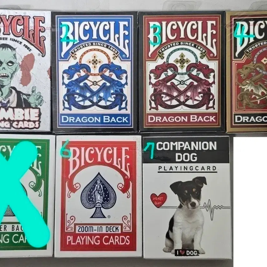[BUNJANG] Bicycle &amp; Various Collectible Playing Cards - Sealed / 미개봉 바이시클 마술카드 플레잉카드 판매합니다