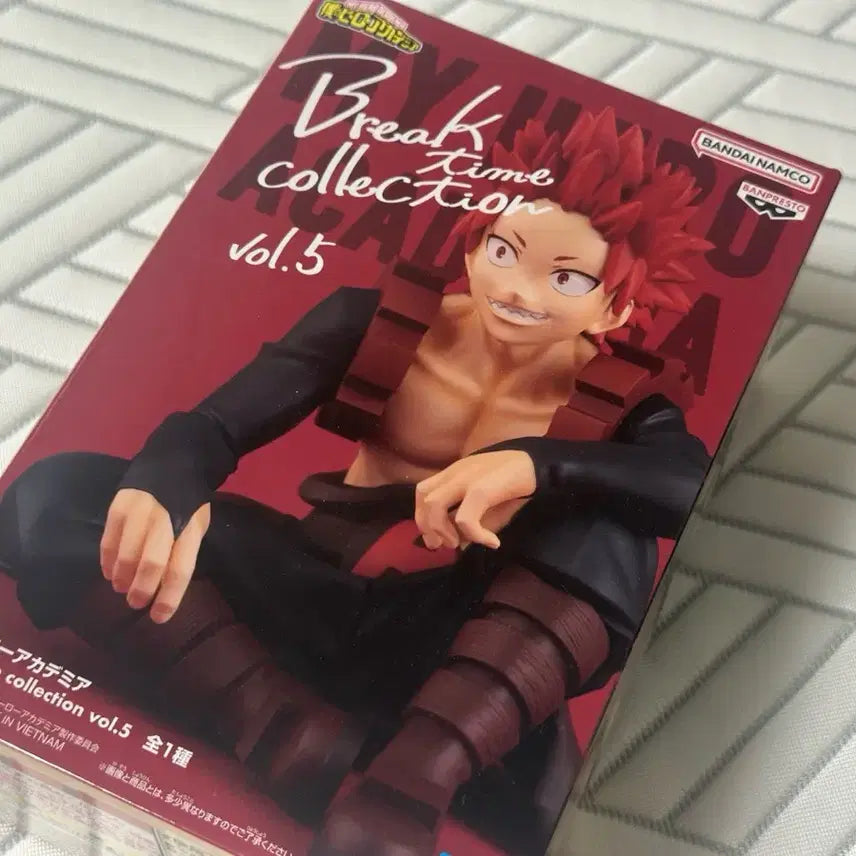 [BUNJANG] My Hero Academia Break Time Eijiro Kirishima Figure (Sealed) / (미개봉)히로아카 브레이크 타임 키리시마 에이지로 피규어