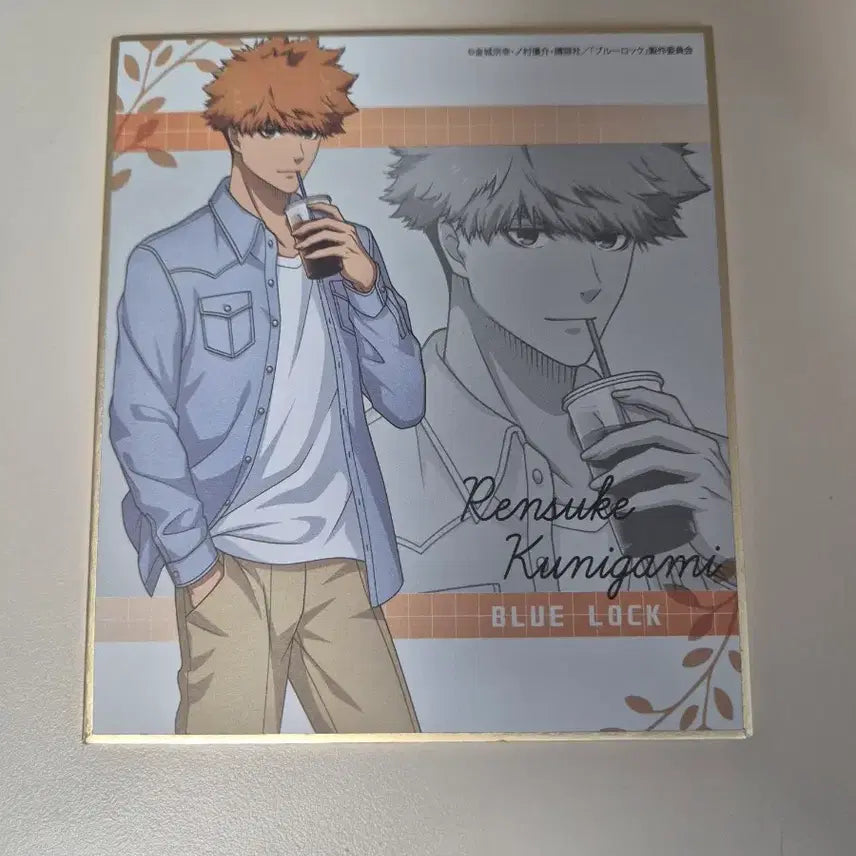 [BUNJANG] Blue Lock Kunigami Plush, Casual Wear Shikishi / 블루록 쿠니가미 누이, 사복 색지