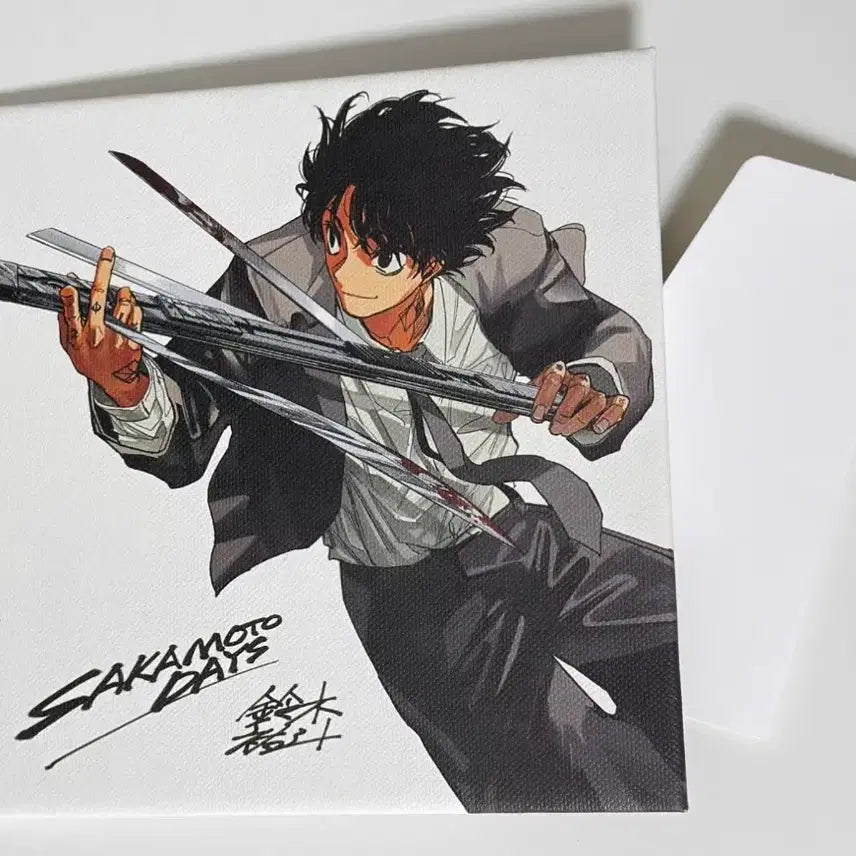 [BUNJANG] Sakamoto Days Nagumo Illustration Board / 사카모토 데이즈 사카데이 나구모 일러스트 보드