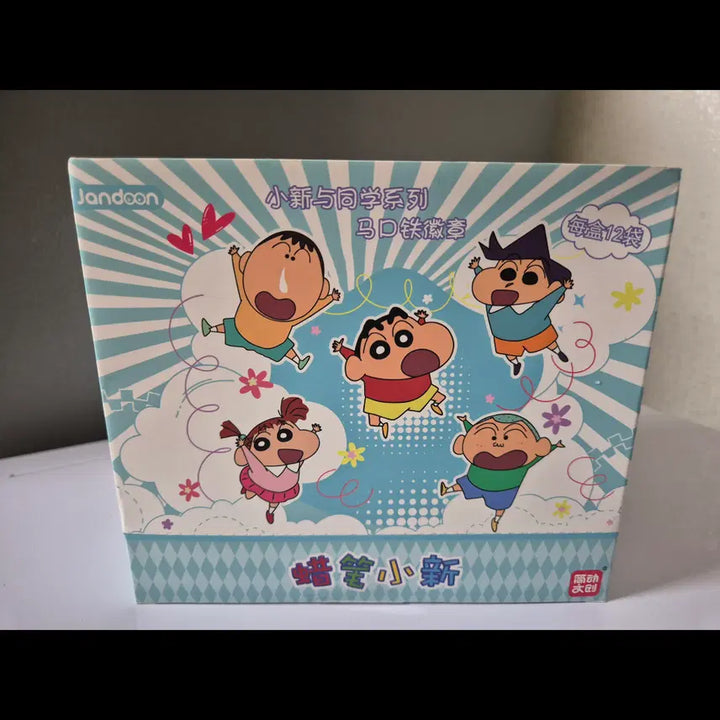 [BUNJANG] Crayon Shin-chan 12 Types Can Badge Set / [짱구] 캔뱃지 12종 (세트)