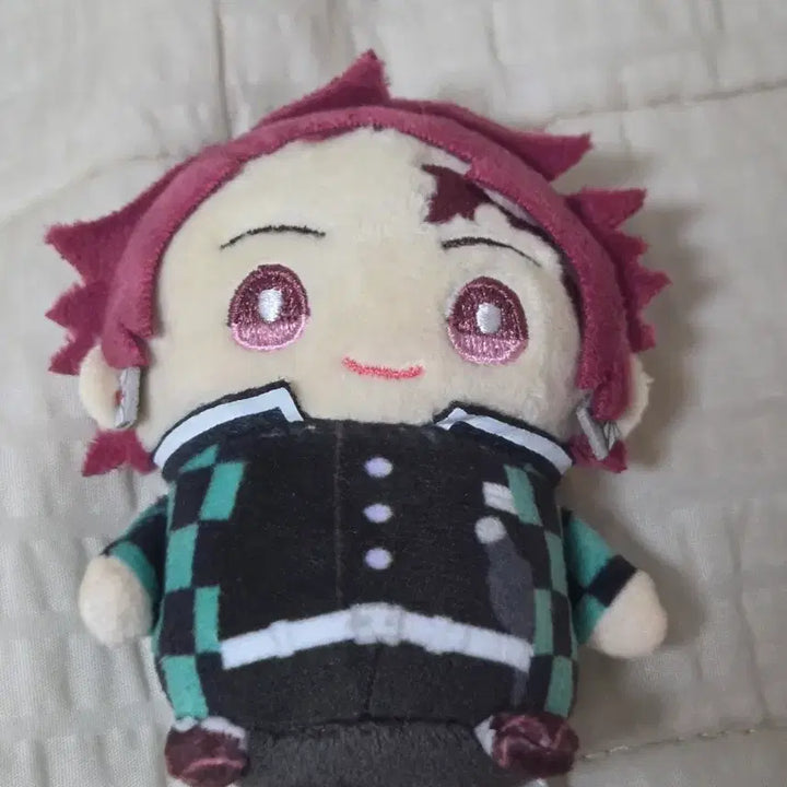 [BUNJANG] Demon Slayer Tanjiro Mameito Plush Keychain Acrylic Charm / 귀멸의칼날 탄지로 마메메이토 누이 인형 키링 아크릴