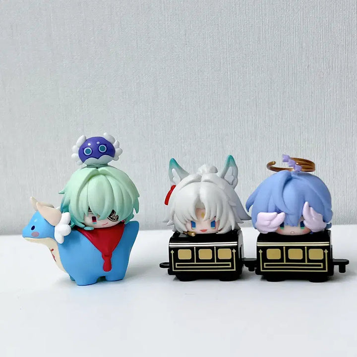 [BUNJANG] Honkai Star Rail Arlecchino Robin Gacha Figure Bundle Set / 붕스 스타레일 붕괴 아낙사 비소 로빈 열차 피규어 가챠 3개 일괄 양도 판매