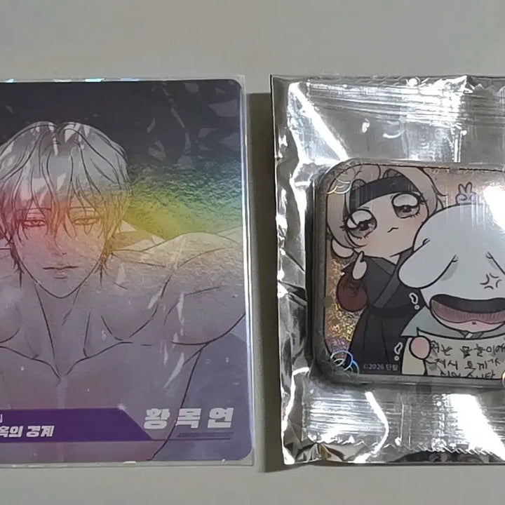 [BUNJANG] Mihok Gyeonggye (Boundaries of Bewilderment) AR Card &amp; Badge Bundle / 미혹의경계 미혹경 봄툰 AR카드 포토카드 레봄 근하신년 캔뱃지