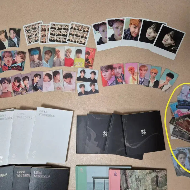 [BUNJANG] BTS Album Photocard Bundle Set (36 pcs + Extras) / 방탄 앨범포카 36장 일괄 (그외 포카 덤)