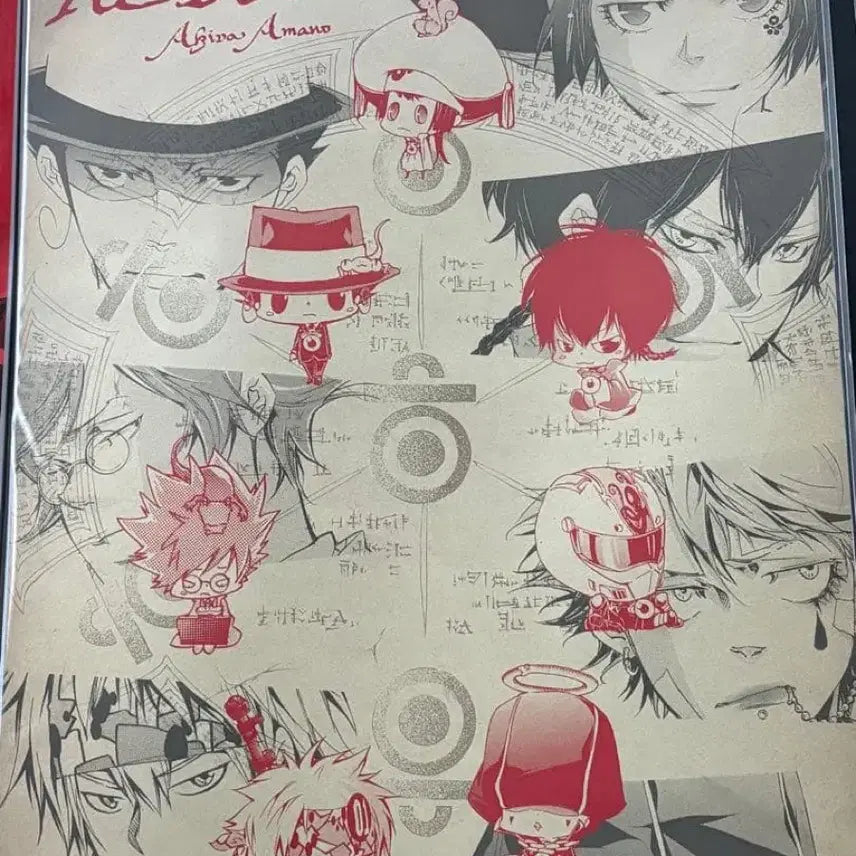 [BUNJANG] Katekyo Hitman Reborn! Akira Amano Art Exhibition B2 Poster / 가히리 아마노아키라전 B2 포스터