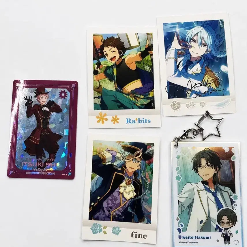 [BUNJANG] Ensemble Stars! Polaroid &amp; Acrylic Keyring Bundle Set / 앙스타 폴라로이드 / 아크릴 키링