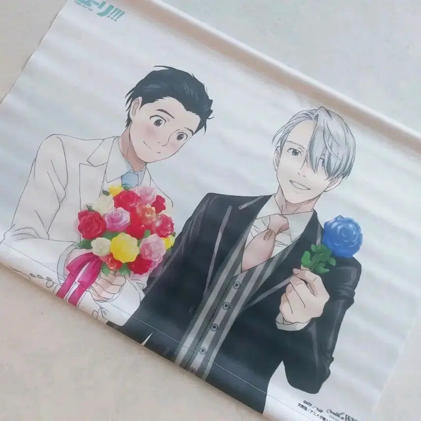 [BUNJANG] Yuri!!! on ICE Victor Nikiforov Yuri Katsuki Wedding B3 Tapestry / 유리온아이스 빅토르 유리 웨딩 B3 태피스트리
