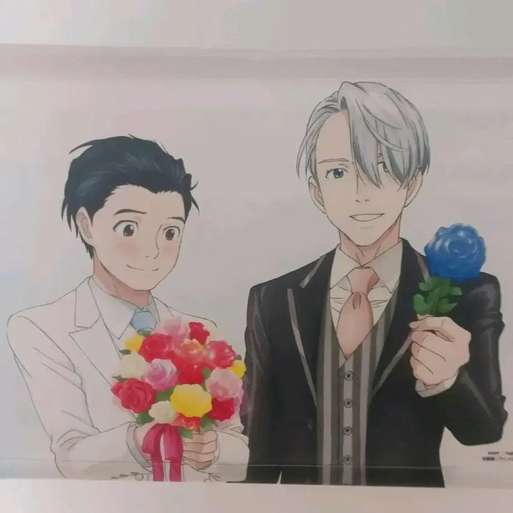 [BUNJANG] Yuri!!! on ICE Victor Nikiforov Yuri Katsuki Wedding B3 Tapestry / 유리온아이스 빅토르 유리 웨딩 B3 태피스트리