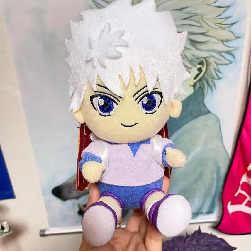 [BUNJANG] Hunter x Hunter Killua Classic Backpack Plush Doll / 레어]고전 구작 정품 헌터헌터 키르아 책가방 누이 인형