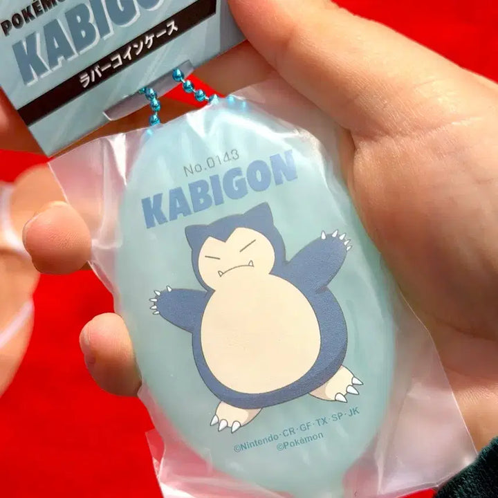 [BUNJANG] Pokemon Snorlax Mascot Keyring Coin Case (Sealed) / (미개봉) 일본 정품 포켓몬스터 코인 케이스 잠만보 마스코트 키링