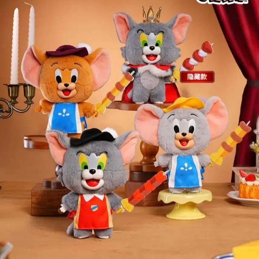 [BUNJANG] Tom and Jerry Jerry Skewer Keychain Plush Doll (Sealed) / [미개봉]톰과제리 꼬치 든 제리 키링 인형