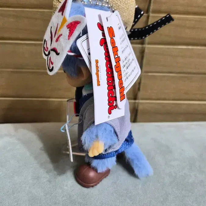 [BUNJANG] Monchhichi Yukata Cat Accessory Tengu Mask Doll / 유카타 몬치치