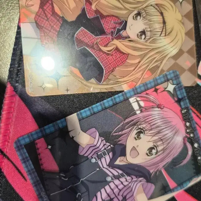 [BUNJANG] Shugo Chara! Character Can Badges &amp; Cards Set (Rima &amp; Nadeshiko) / 1