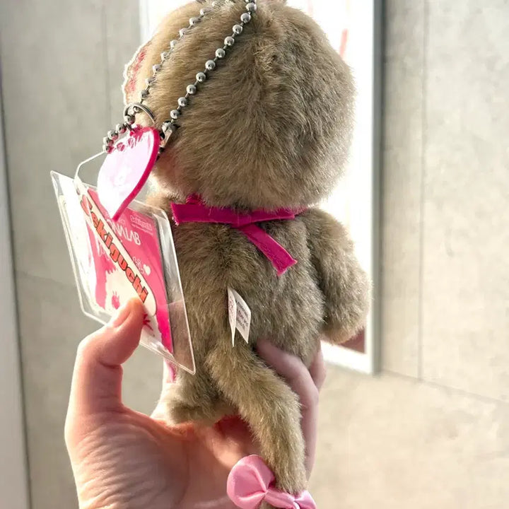 [BUNJANG] Otonarabu Pink Classic Monchhichi / 거의 어제 만든 상태의 오토나랩 핑크 고전 몬치치