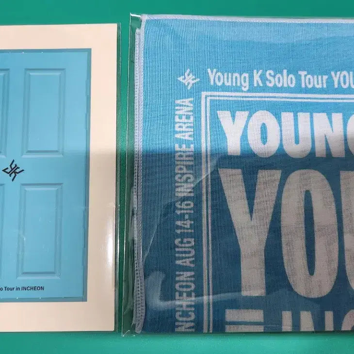 [BUNJANG] Young K Youngest Made Gift Handkerchief &amp; Film Postcard Set / 영케이 솔콘 영기스트 마데 기프트