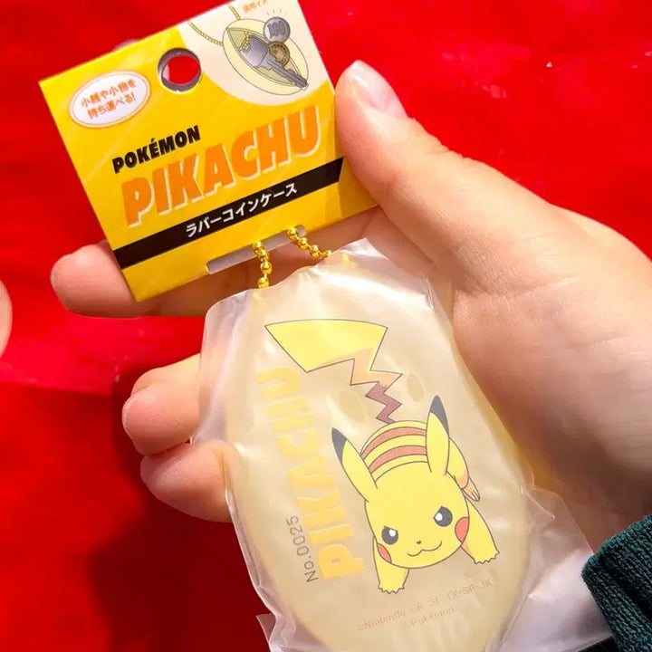 [BUNJANG] Official Japanese Pokemon Pikachu Mascot Coin Case Keyring / (미개봉) 일본 정품 포켓몬스터 코인 케이스 피카츄 마스코트 키링
