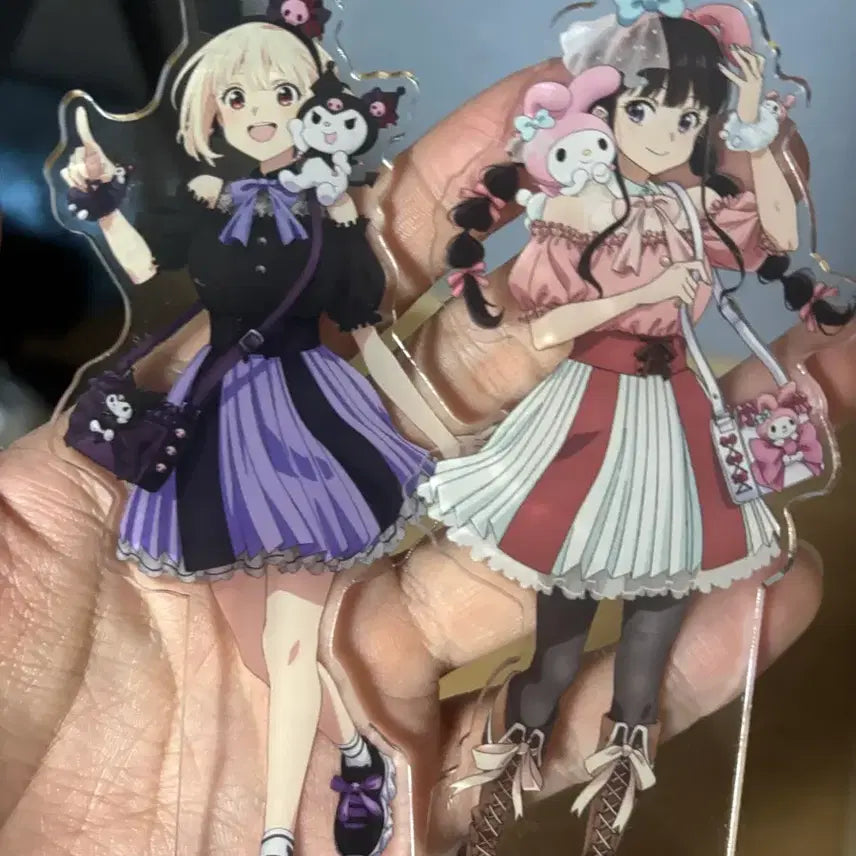 [BUNJANG] Lycoris Recoil Chisato Takina x Sanrio Kuromi My Melody Acrylic Stand / 리코리스 리코일 치사토 타키나 산리오 쿠로미 마이멜로디 아크릴