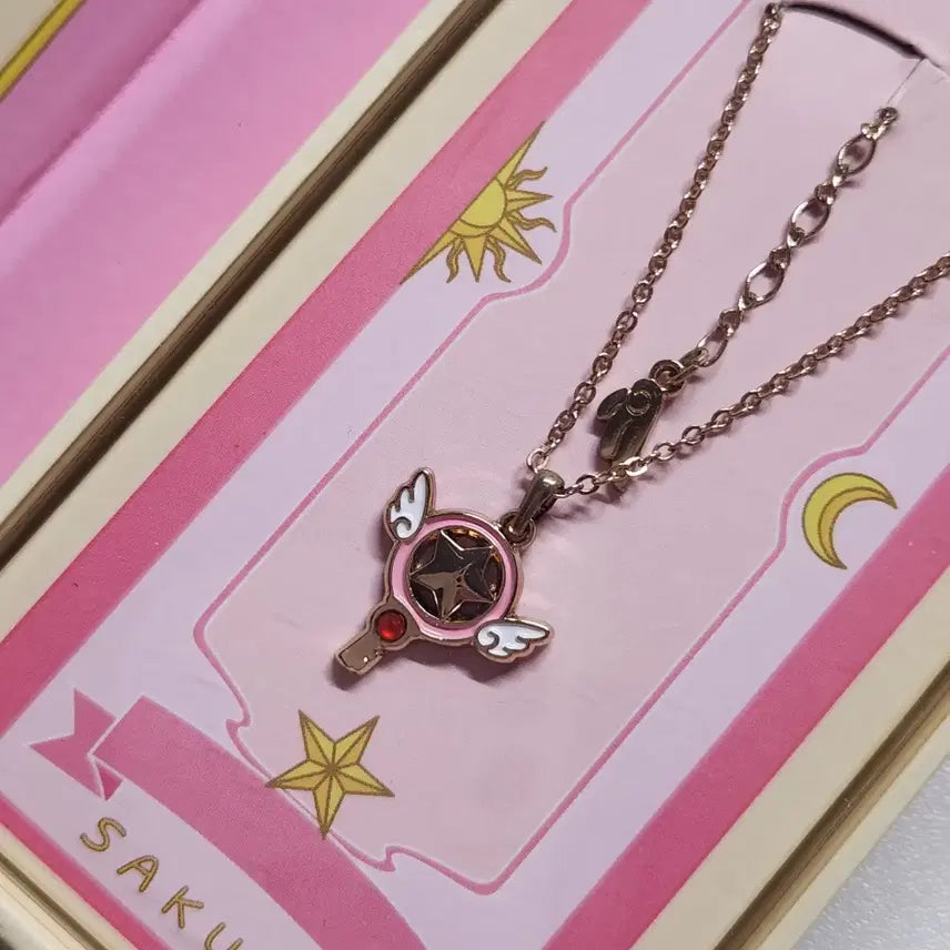 [BUNJANG] Ensky Cardcaptor Sakura Star Key Necklace (Japan Official Version) / 급처)엔스카이(ensky) 카드캡터 사쿠라(카드캡터 체리) 별의 열쇠 목걸이