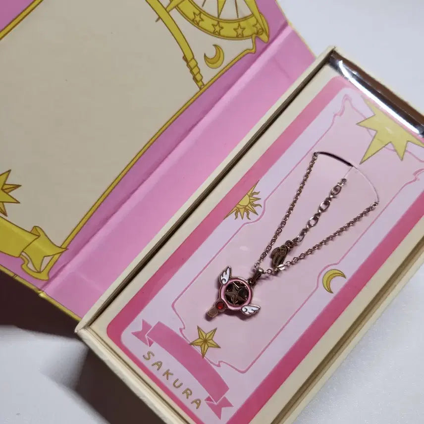 [BUNJANG] Ensky Cardcaptor Sakura Star Key Necklace (Japan Official Version) / 급처)엔스카이(ensky) 카드캡터 사쿠라(카드캡터 체리) 별의 열쇠 목걸이