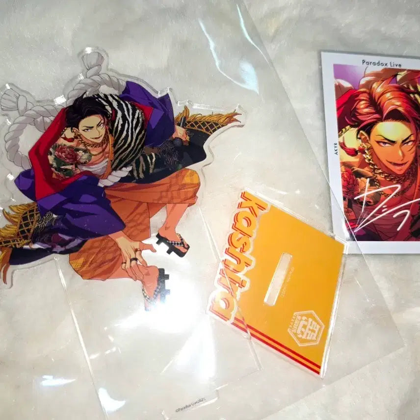 [BUNJANG] Paradox Live Iori Suiseki 5th Anniversary Acrylic Stand + Autograph Free Special Gift Bundle Set / 일괄] 파라독스라이브 파라라이 스이세키 이오리 5주년 아크릴+싸인지프리 특전 사인지프리 카시라 아캉야츠라 아칸야츠라