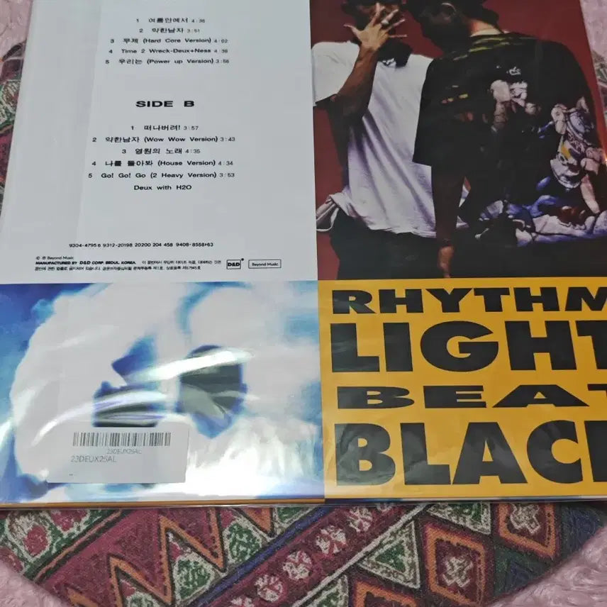 [BUNJANG] DEUX 2.5th Album LP Rhythm Light Beat Black (Sealed) / (미개봉) 듀스 2.5집 LP