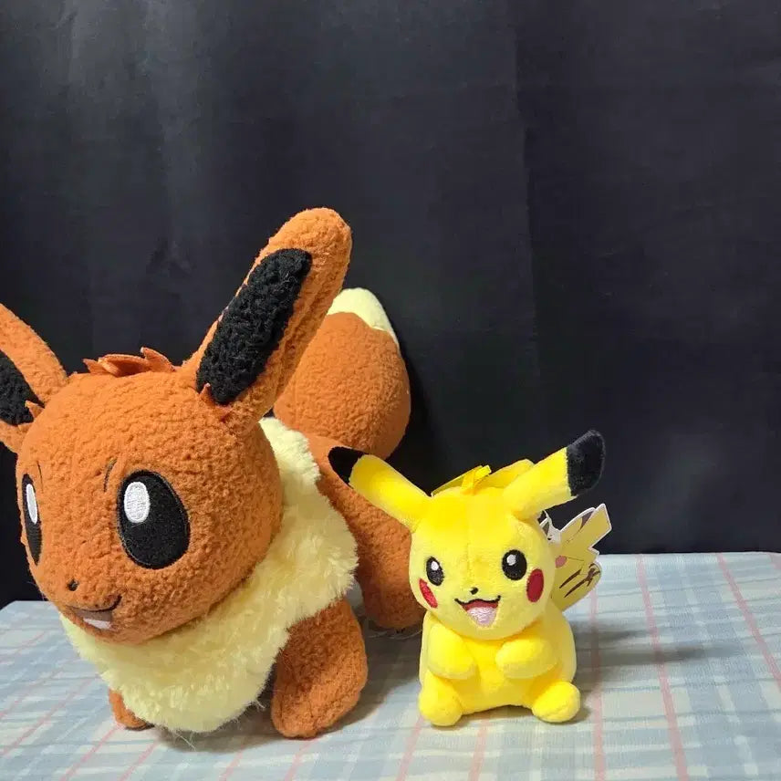 [BUNJANG] Pokemon Eevee Plush Doll (Medium Size) / [급처]포켓몬스터 복슬복슬 이브이 중형 누이 인형